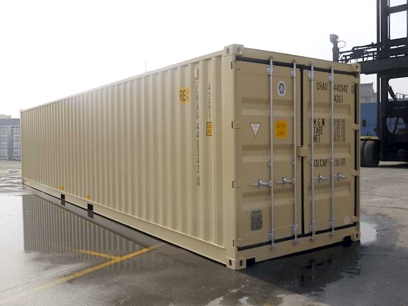 40 Foot Beige Container