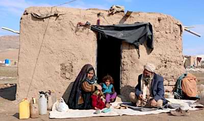 Rural Afghan Family